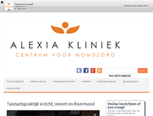 Tablet Screenshot of alexiakliniek.nl